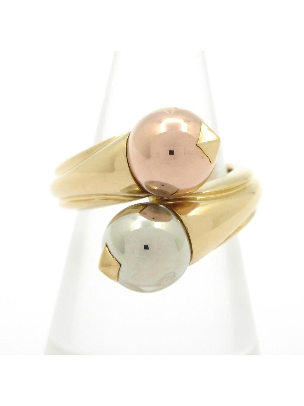 Bvlgari Passo Doppio 18K Tri-Color Ring #343318B23B